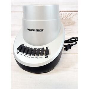 Black & Decker FusionBlade 12 Speed Blender Grey/Black base only BL1130 Tested